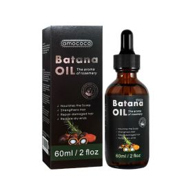 Only Supports Self Pickup With Waybill Amococo Batana Oil With Rosemary Cold Pressed Natural Hair Growth Oil, Nourishes Scalp, Repairs Damaged Ha (Option: 60ml)