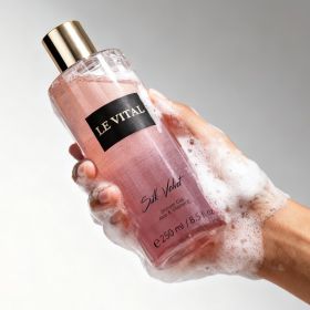 8.5 fl oz Moisturizing Shower Gel, Hydrating Body Wash with Aloe Vera & Vitamin E for Smooth Skin (Option: Silk Vehat)
