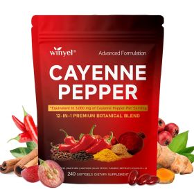 Chili pepper softgel supplement to support leg vein, heart, and vascular health. Contains vitamins C, D3, and K2, as well as extracts of grape se (QTY: 1 PCS)