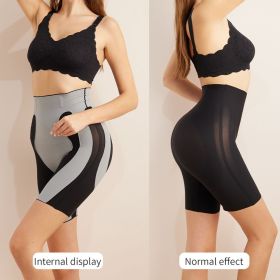 Sunveno Shapewear Tummy Control Butt Lifter High Waist Panty Compression Shorts Waist Trainer Body Shaper Postpartum Clothing (Color: black, size: XXL)